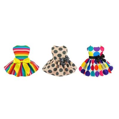 Vibrant Couture Dog Dress