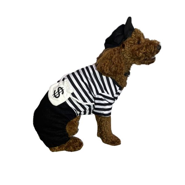 Bank Robber Dog Costume