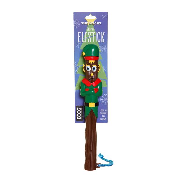 Xmas Elf Stick Dog Fetch Toy