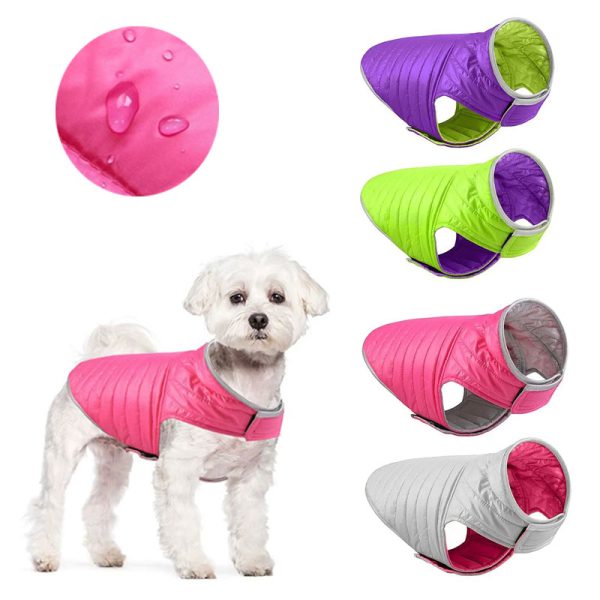 Reversible Reflective Dog Coat
