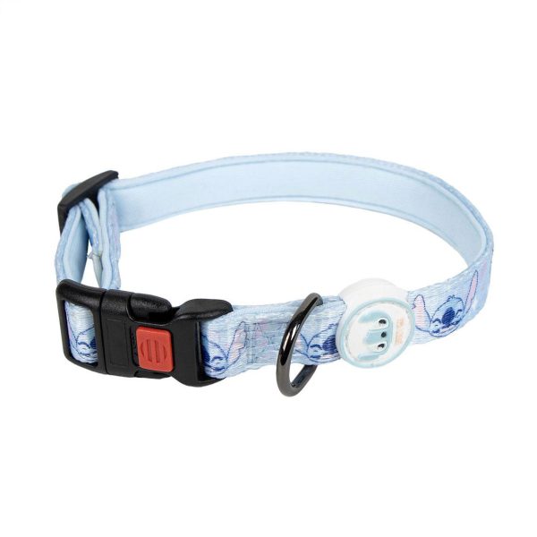 Disney Stitch Sky Blue Dog Collar - M/L