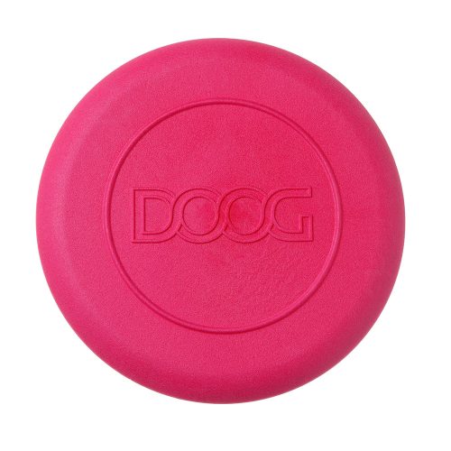 Pink DOOG Dog Frisbee shown without packaging, perfect for active dogs