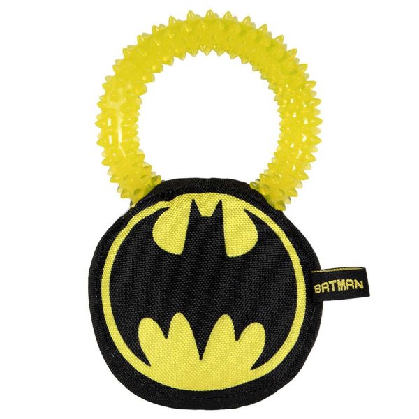 Batman Dog Chew Toy with Teething Ring