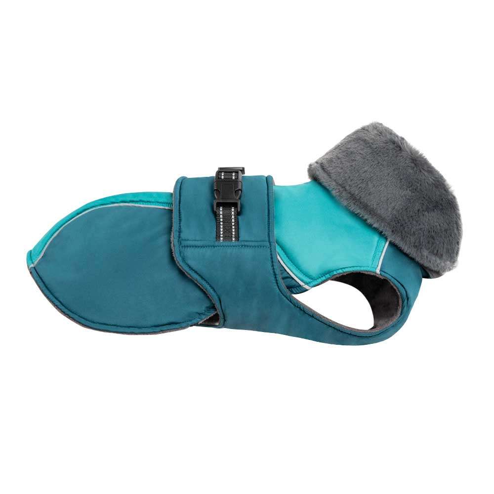 Fellmere Waterproof Fur Collar Dog Coat