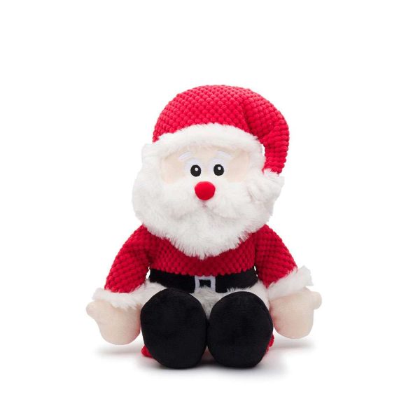 Fabdog Floppy Santa Dog Toy