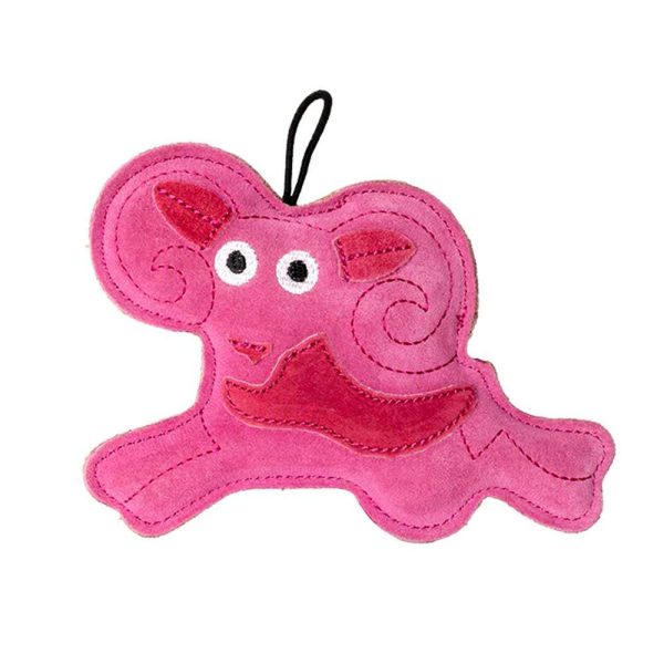 Kiwi Walker Leather Dog Toy - Capricorn