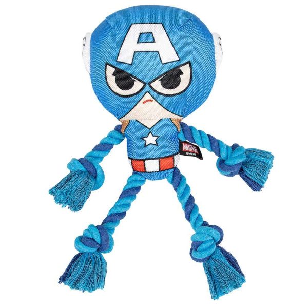 Captain America Dental Cord Dog Toy