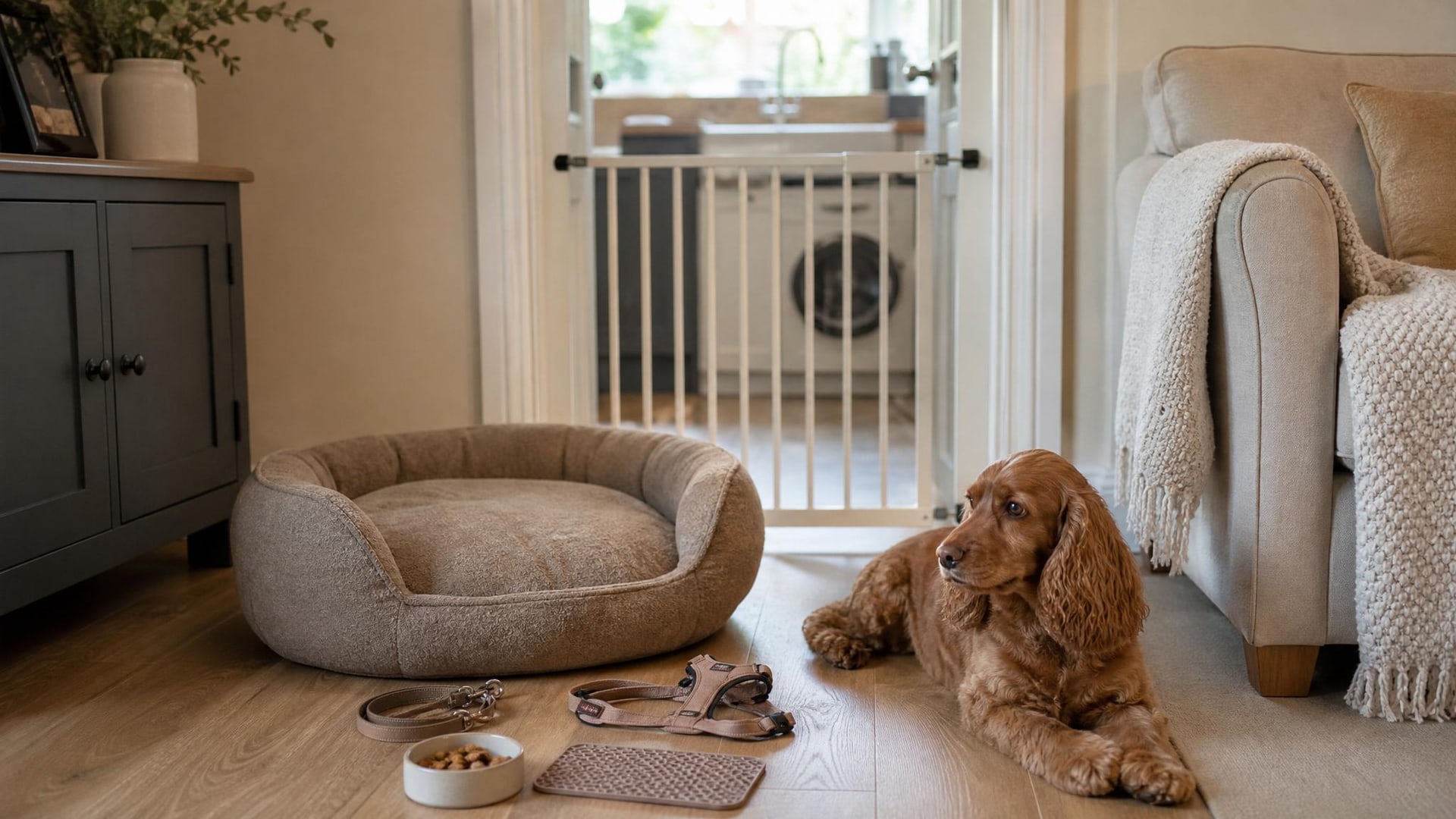 Useful dog items ready before bringing a newborn home